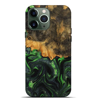 iPhone 13 Pro Max Wood Live Edge Phone Case - Ryker (Green, 745062)