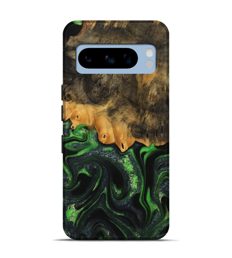 Pixel 8 Pro Wood Live Edge Phone Case - Ryker (Green, 745062)