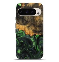 Pixel 9 Pro XL Wood Live Edge Phone Case - Ryker (Green, 745062)