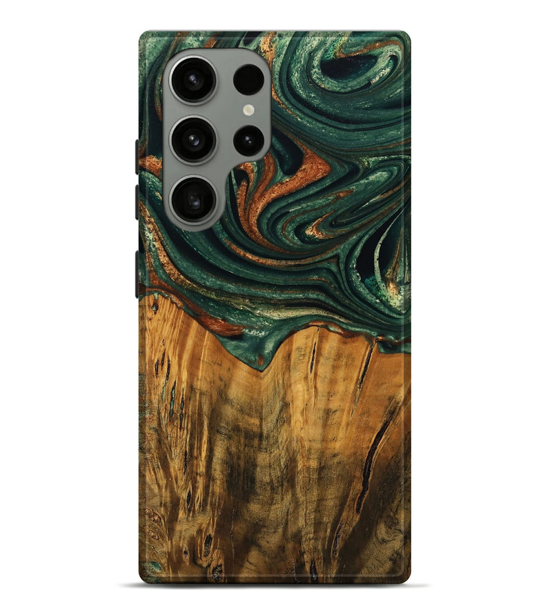 Galaxy S23 Ultra Wood Live Edge Phone Case - Camino (Green, 745063)