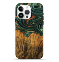 iPhone 15 Pro Max Wood Live Edge Phone Case - Camino (Green, 745063)