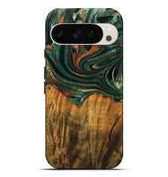 Pixel 9 Pro XL Wood Live Edge Phone Case - Camino (Green, 745063)