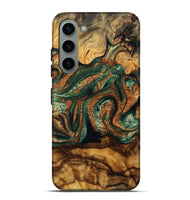 Galaxy S23 Plus Wood Live Edge Phone Case - Bethany (Green, 745064)