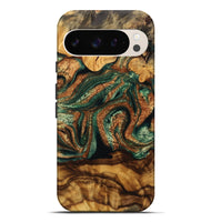 Pixel 9 Pro XL Wood Live Edge Phone Case - Bethany (Green, 745064)