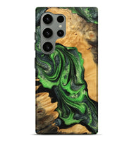 Galaxy S24 Ultra Wood Live Edge Phone Case - Nicki (Green, 745065)