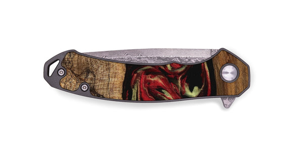 EDC Wood Pocket Knife - Kitt (Red, 745082)