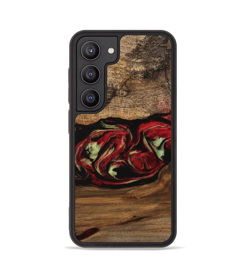 Galaxy S23 Wood Phone Case - Kitt (Red, 745082)