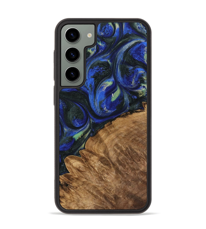 Galaxy S23 Plus Wood Phone Case - Joetta (Blue, 745087)