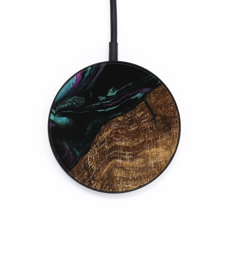 Circle Wood Wireless Charger - Everett (Purple, 745092)