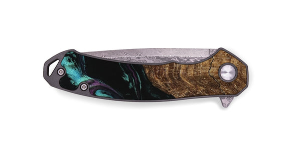 EDC Wood Pocket Knife - Everett (Purple, 745092)