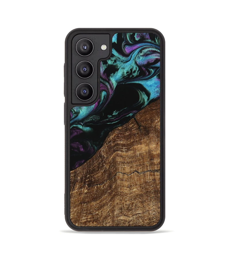 Galaxy S23 Wood Phone Case - Everett (Purple, 745092)