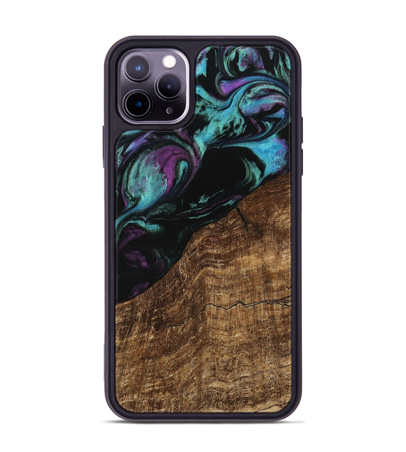 iPhone 11 Pro Max Wood Phone Case - Everett (Purple, 745092)