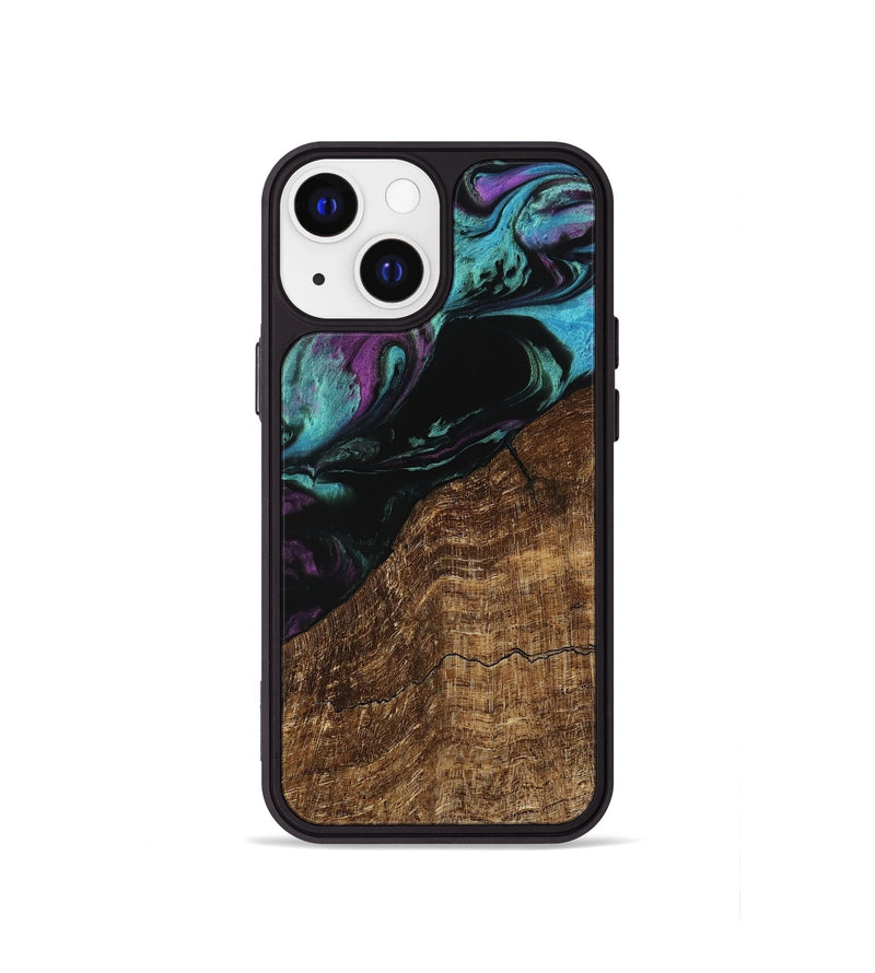 iPhone 13 mini Wood Phone Case - Everett (Purple, 745092)