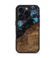 iPhone 16 Pro Wood Phone Case - Everett (Purple, 745092)