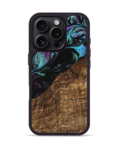 iPhone 16 Pro Wood Phone Case - Everett (Purple, 745092)