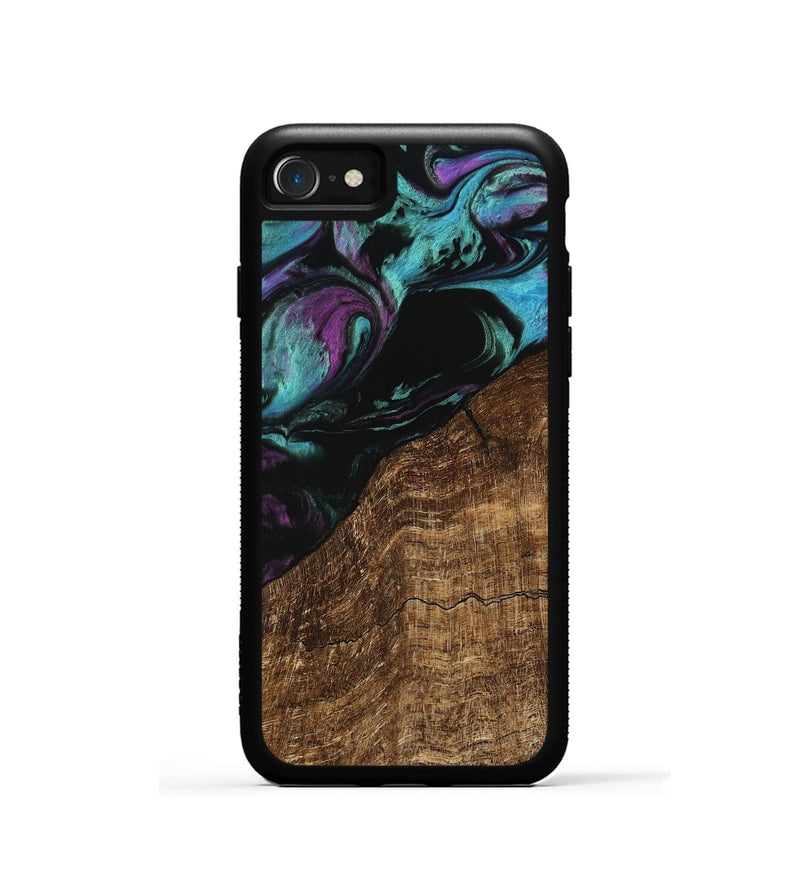 iPhone SE Wood Phone Case - Everett (Purple, 745092)