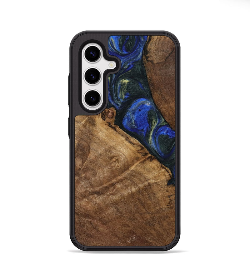 Galaxy S25 Wood Phone Case - Darice (Blue, 745095)