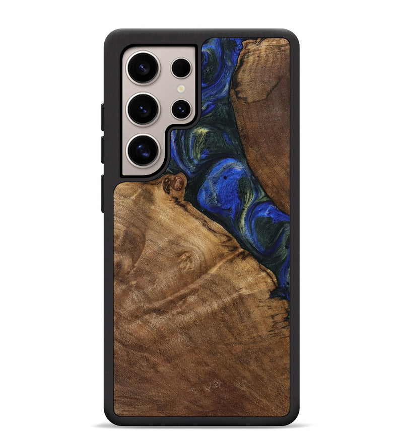 Galaxy S25 Ultra Wood Phone Case - Darice (Blue, 745095)