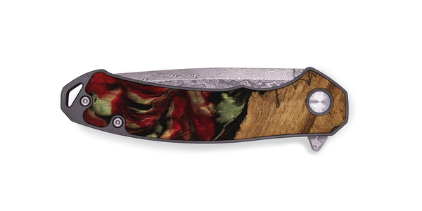 EDC Wood Pocket Knife - Riekie (Red, 745100)