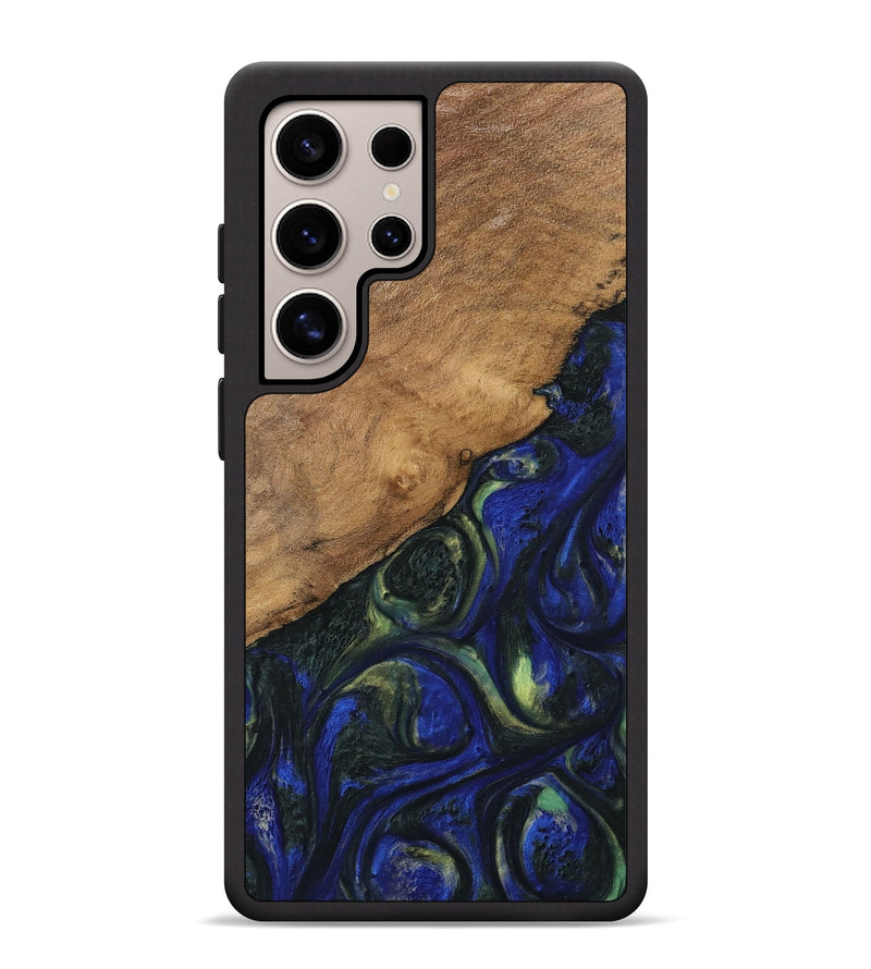 Galaxy S25 Ultra Wood Phone Case - Rozele (Blue, 745102)