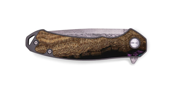 EDC Wood Pocket Knife - Hannie (Purple, 745109)