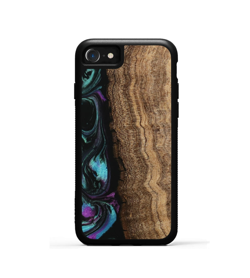 iPhone SE Wood Phone Case - Hannie (Purple, 745109)