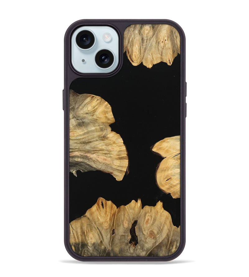 iPhone 15 Plus Wood Phone Case - Kallie (Wood Burl, 745110)