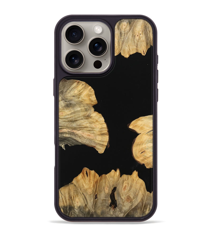 iPhone 16 Pro Max Wood Phone Case - Kallie (Wood Burl, 745110)