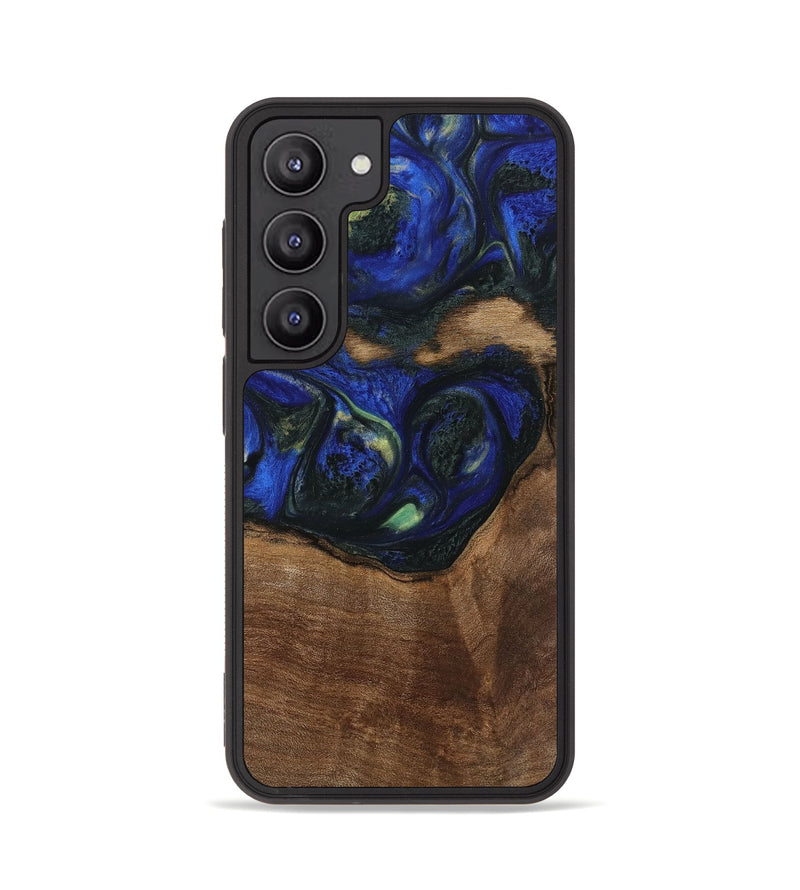 Galaxy S23 Wood Phone Case - Ebert (Blue, 745112)