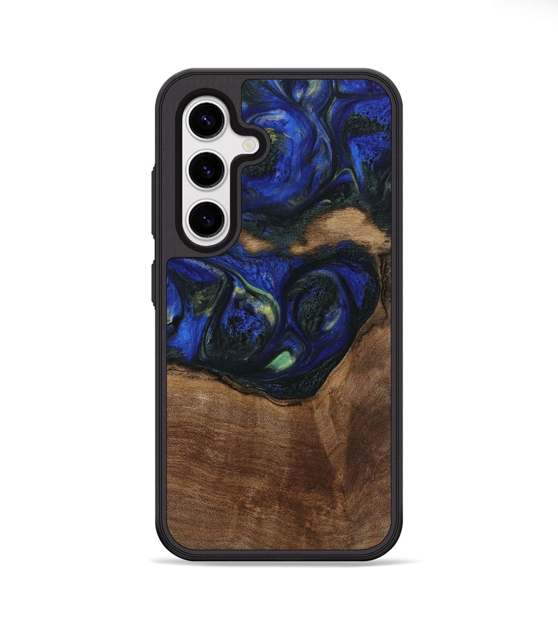 Galaxy S25 Plus Wood Phone Case - Ebert (Blue, 745112)