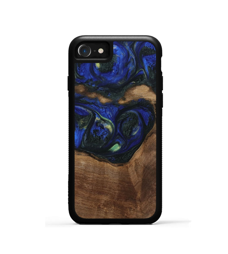 iPhone SE Wood Phone Case - Ebert (Blue, 745112)