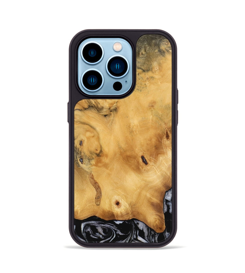 iPhone 14 Pro Wood Phone Case - Eileen (Wood Burl, 745114)