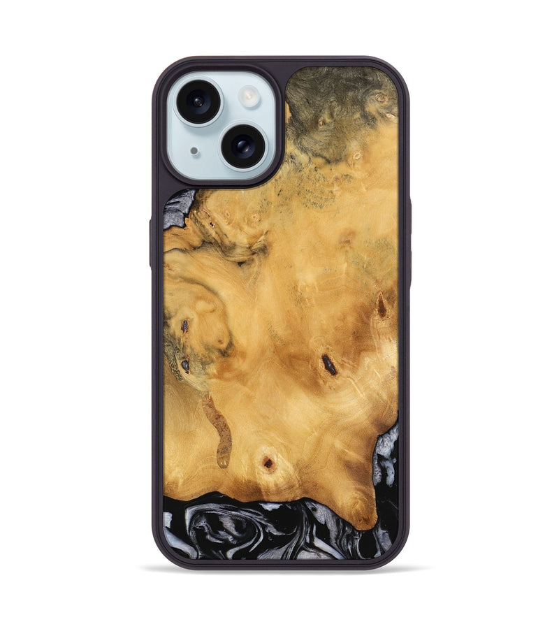 iPhone 15 Wood Phone Case - Eileen (Wood Burl, 745114)