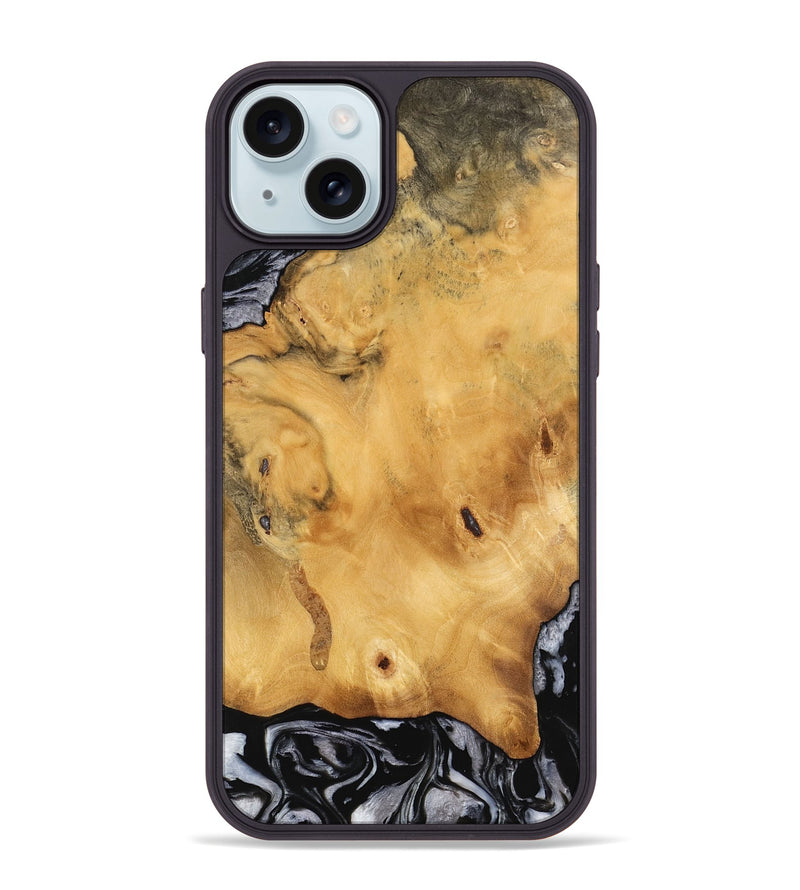 iPhone 15 Plus Wood Phone Case - Eileen (Wood Burl, 745114)