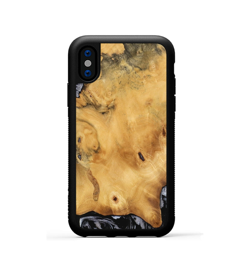 iPhone Xs Wood Phone Case - Eileen (Wood Burl, 745114)