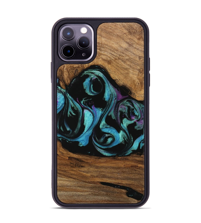 iPhone 11 Pro Max Wood Phone Case - Seneca (Purple, 745115)