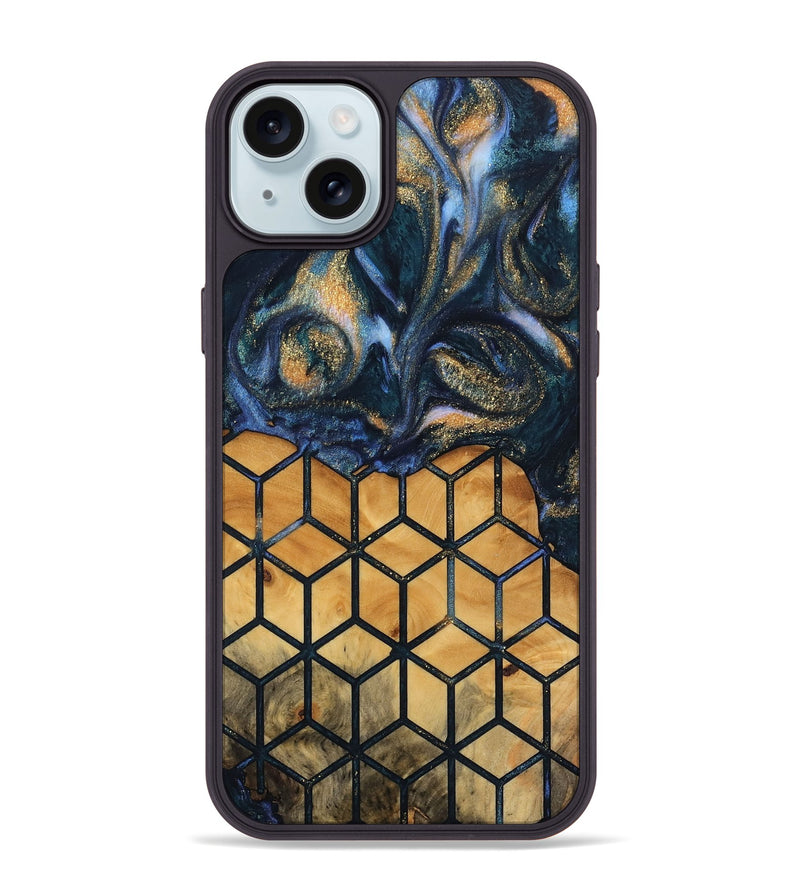 iPhone 15 Plus Wood Phone Case - Helsa (Pattern, 745118)