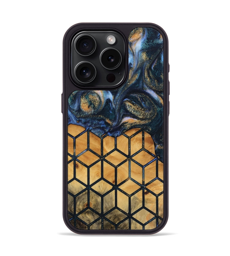 iPhone 15 Pro Wood Phone Case - Helsa (Pattern, 745118)