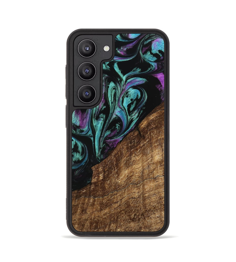 Galaxy S23 Wood Phone Case - Iolande (Purple, 745128)