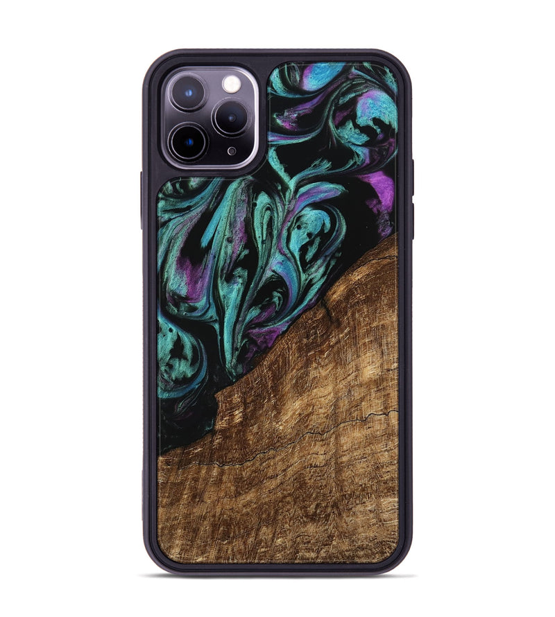 iPhone 11 Pro Max Wood Phone Case - Iolande (Purple, 745128)