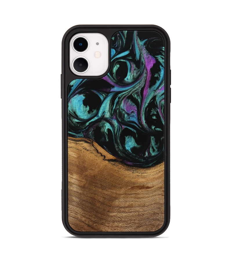 iPhone 11 Wood Phone Case - Sami (Purple, 745129)