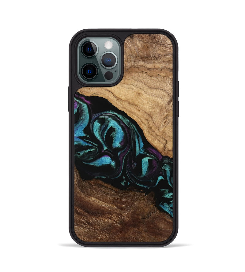 iPhone 12 Pro Wood Phone Case - Raine (Purple, 745130)