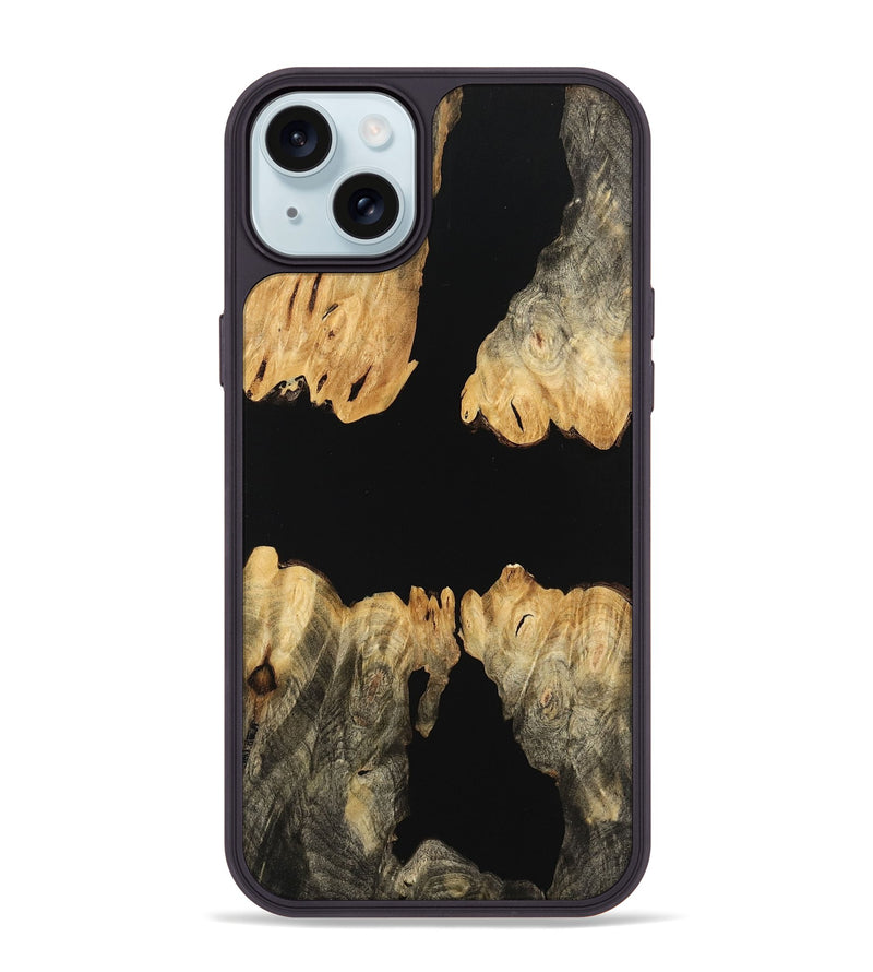 iPhone 15 Plus Wood Phone Case - Olva (Wood Burl, 745132)