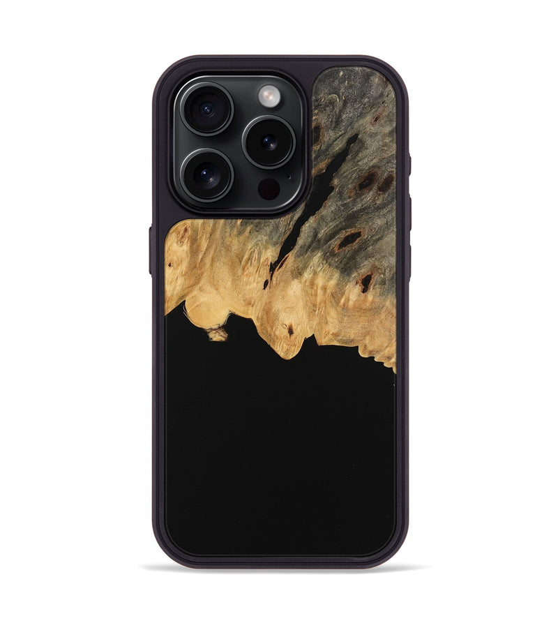 iPhone 15 Pro Wood Phone Case - Sarita (Wood Burl, 745133)