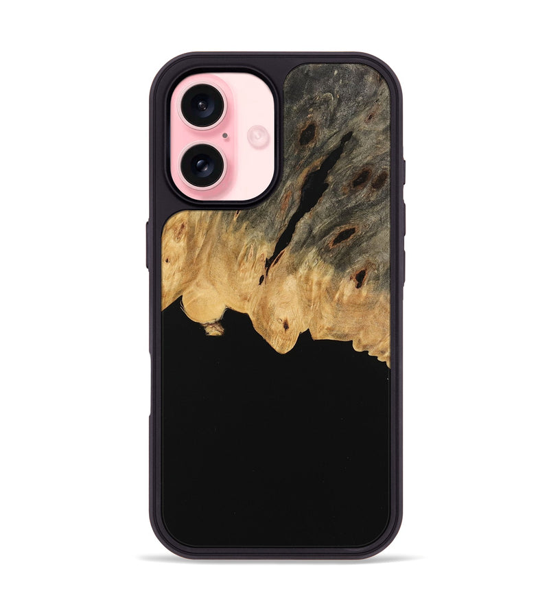 iPhone 16 Wood Phone Case - Sarita (Wood Burl, 745133)