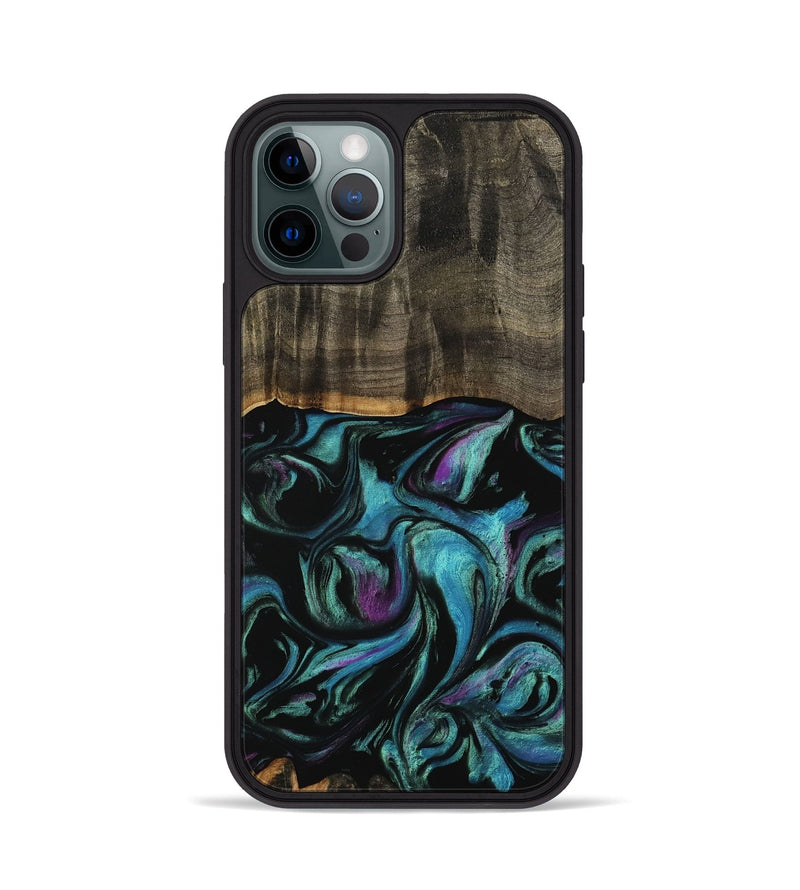 iPhone 12 Pro Wood Phone Case - Brock (Purple, 745135)