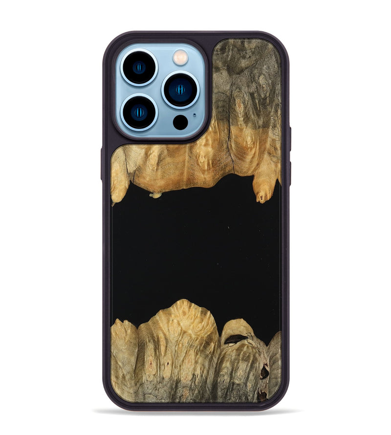 iPhone 14 Pro Max Wood Phone Case - Basia (Wood Burl, 745136)