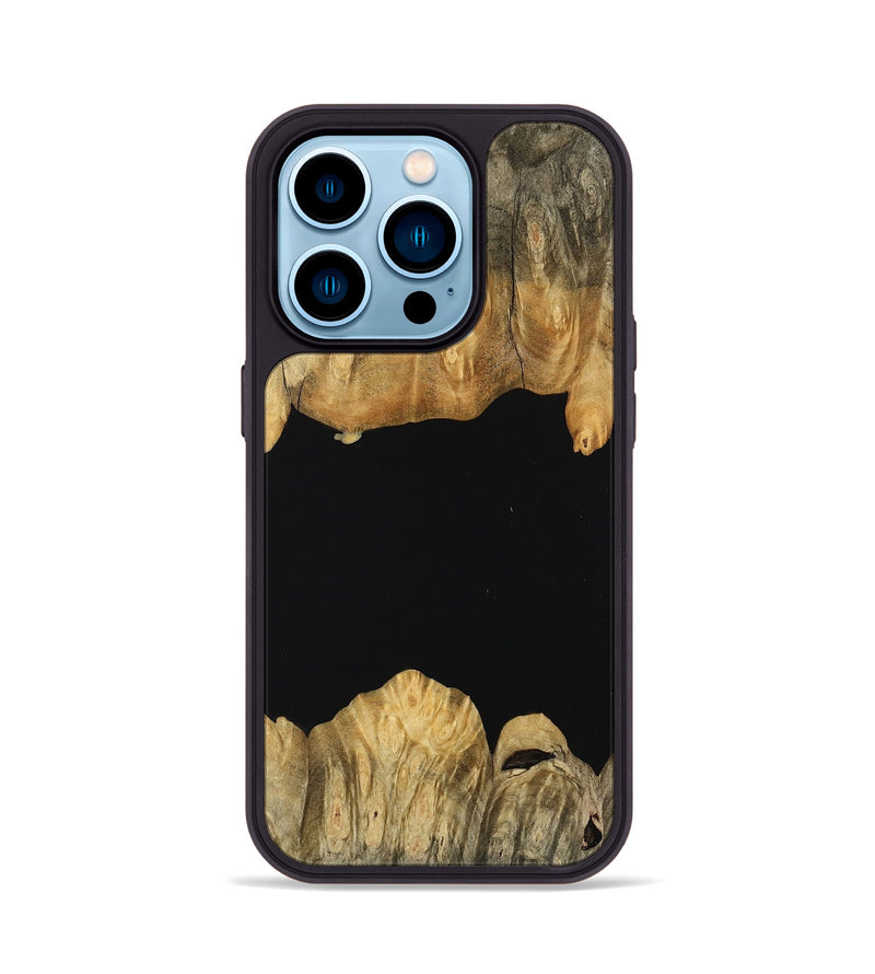 iPhone 14 Pro Wood Phone Case - Basia (Wood Burl, 745136)