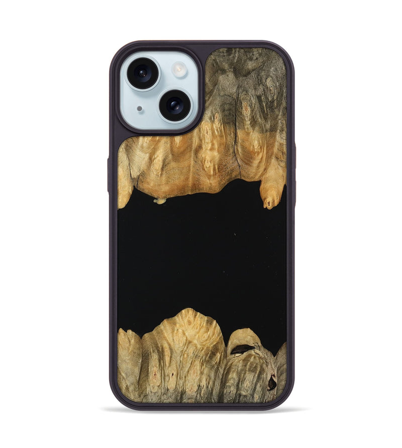 iPhone 15 Wood Phone Case - Basia (Wood Burl, 745136)