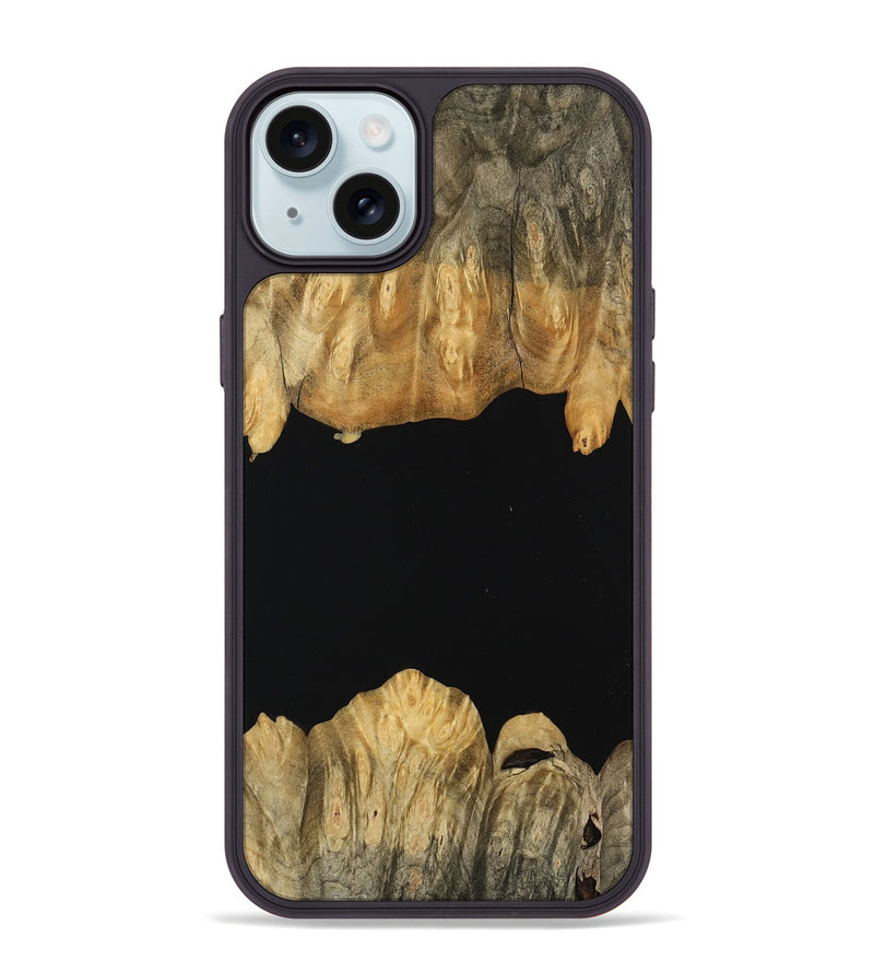 iPhone 15 Plus Wood Phone Case - Basia (Wood Burl, 745136)